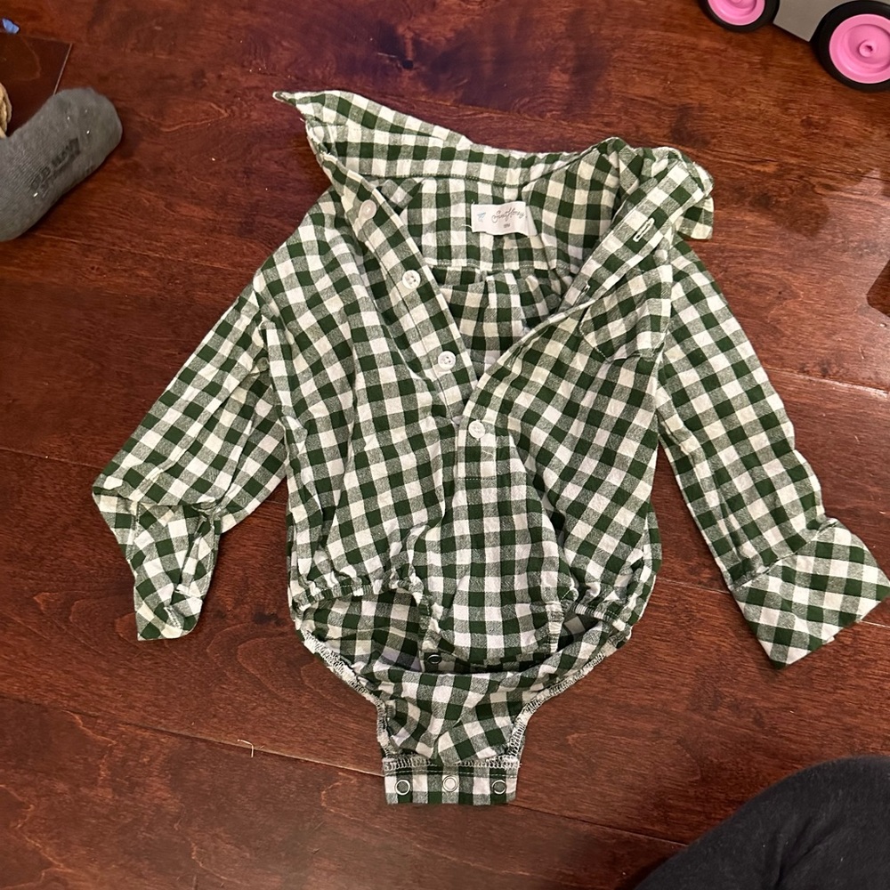 Green check button down
